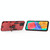 For Samsung Galaxy M33 5G India PC + TPU Shockproof Protective Phone Case with Magnetic Ring Holder(Red)