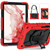 For Samsung Galaxy Tab S8 / Tab S7 Contrast Color Robot Silicone + PC Tablet Case(Red+Black)