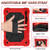 For Samsung Galaxy Tab S8 / Tab S7 Contrast Color Robot Silicone + PC Tablet Case(Red+Black)