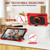 For Samsung Galaxy Tab S8 / Tab S7 Contrast Color Robot Silicone + PC Tablet Case(Red+Black)