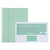 A610B-A Candy Color Bluetooth Keyboard Leather Case with Pen Slot & Touchpad For Samsung Galaxy Tab S6 Lite 10.4 inch SM-P610 / SM-P615(Light Green)