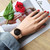 For Samsung Galaxy Watch 3 45mm Single Row Diamond PC Watch Case(Mist Gold)