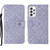 For Samsung Galaxy A33 5G Ethnic Style Embossed Pattern Leather Phone Case(Purple)