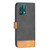 For OPPO Realme 9 Pro BF11 Color Matching Skin Feel Leather Phone Case(Black)