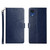 For Samsung Galaxy A03 Core Y Stitching Horizontal Flip Leather Phone Case(Blue)