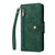 For Google Pixel 6 Rivet Buckle 9 Cards Three Fold Leather Phone Case(Green)