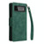 For Google Pixel 6 Rivet Buckle 9 Cards Three Fold Leather Phone Case(Green)