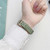 Plain Leather Watch Band For Apple Watch Series 9&8&7 41mm / SE 3&SE 2&6&SE&5&4 40mm / 3&2&1 38mm(A)