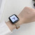 Plain Leather Watch Band For Apple Watch Series 9&8&7 41mm / SE 3&SE 2&6&SE&5&4 40mm / 3&2&1 38mm(A)