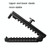 BEN.JACK Car Safety Belt Holder Non-Slip Limiter Slack Adjuster(Deep Gray)