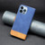 For iPhone 13 Pro BF11 Color Matching Skin Feel Leather Phone Case (Blue)
