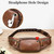 LAOSHIZI Vintage Leather Waist Bag Shoulder Crossbody Bag Shoulder Chest Bag For Men(Brown)