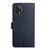 For UMIDIGI A11 Genuine Leather Fingerprint-proof Flip Phone Case(Blue)