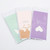 100 PCS A-330 Stereo Hollow Greeting Card(Purple Wings)