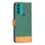For Motorola Moto G71 BF11 Color Matching Skin Feel Leather Phone Case(Green)