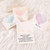 100 PCS A368 Heart Shape Thanks Greeting Card(Light Blue)
