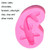 2 PCS Goldfish Baking Fondant Silicone Mold Cake Decorating(Pink)