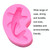 2 PCS Goldfish Baking Fondant Silicone Mold Cake Decorating(Pink)