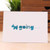 50 PCS A-035 Large Hollow Letters Holiday Greeting Card(Going)