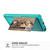For Samsung Galaxy Note10 Magnetic Wallet Card Bag Leather Phone Case(Cyan)