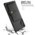 For Samsung Galaxy Note10+ Magnetic Wallet Card Bag Leather Phone Case(Black)