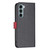 For Motorola Moto G200 5G / Edge S30 5G BF13 Color Matching Cross Texture Leather Phone Case(Black)