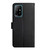 For OPPO A94 5G Genuine Leather Fingerprint-proof Horizontal Flip Phone Case(Black)
