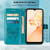 For OPPO Realme C31 4G Embossed Butterfly Leather Phone Case(Blue)