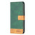 For OPPO A96 5G BF11 Color Matching Skin Feel Leather Phone Case(Green)