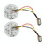 2 PCS Motorcycle LED Signal Steering Lamp For Dyna(Yellow Light 1156 Without Lampshade)