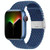 Nylon Braid Watch Band For Apple Watch Series 9&8&7 41mm / SE 3&SE 2&6&SE&5&4 40mm / 3&2&1 38mm(Starlight Blue)