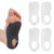 2 Pairs Flat Foot Bow Corrected XO Leg Orthopedic Insole, Size: L (White) 2 Pairs Flat Foot Bow Corrected XO Leg Orthopedic Insole, Size: L (White)