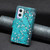 For OPPO A96 5G Colored Drawing Pattern Zipper Leather Phone Case(Plum Blossom)