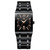 FNGEEN 3627 Waterproof Calendar Men Square Watch(Black Belt Black Shell Black Surface)