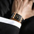 FNGEEN 3627 Waterproof Calendar Men Square Watch(Full Gold Black Surface)