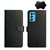 For OPPO Reno5 Genuine Leather Fingerprint-proof Horizontal Flip Phone Case(Black)