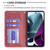 For Motorola Moto G200 5G / Edge S30 5G Prismatic Invisible Magnetic Leather Phone Case(Red)