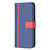 For Samsung Galaxy A72 BF13 Color Matching Cross Texture Leather Phone Case(Blue)