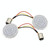 2 PCS Motorcycle LED Signal Steering Lamp For Dyna(White Yellow Light 1157 Without Lampshade)
