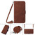 For OPPO Realme 8 5G / V13 5G Crossbody 3D Embossed Flip Leather Phone Case(Brown) For OPPO Realme 8 5G / V13 5G Crossbody 3D Embossed Flip Leather Phone Case(Brown)