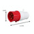 3 PCS Industrial Plug IP44 Waterproof Aviation Connection Plug, Style: 4 Core 16A