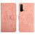 For OnePlus Nord CE 5G Skin Feel Butterfly Peony Embossed Leather Phone Case(Pink)