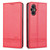 For OPPO A96 5G/Reno7 Z 5G(Global) AZNS Magnetic Calf Texture Flip Leather Phone Case(Red)