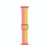 Nylon Braid Watch Band For Apple Watch Series 9&8&7 41mm / SE 3&SE 2&6&SE&5&4 40mm / 3&2&1 38mm(Pink+Yellow)
