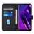 For Itel P36 Crossbody 3D Embossed Flip Leather Phone Case(Black)