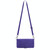 For Samsung Galaxy S21 FE 5G Crossbody 3D Embossed Flip Leather Phone Case(Purple)