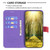 For OPPO Realme 9 Pro BF13 Color Matching Cross Texture Leather Phone Case(Purple)