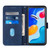 For OPPO Realme 9i / A36 / A76 / A96 4G Crossbody 3D Embossed Flip Leather Phone Case(Blue)