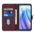 For OPPO Reno7 5G / Find X5 Lite Crossbody 3D Embossed Flip Leather Phone Case(Wine Red)