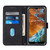 For Samsung Galaxy A73 5G Crossbody 3D Embossed Flip Leather Phone Case(Black)